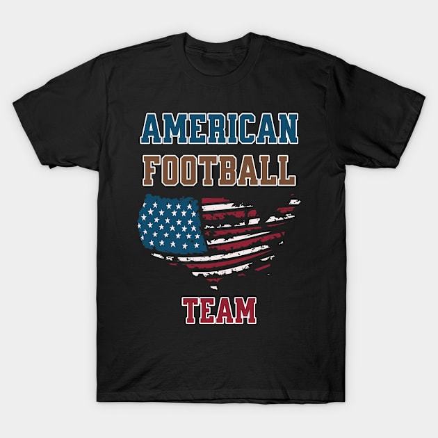 American Football T-Shirt by Maddys Shop